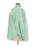 Unbranded 100% Polyester Green Long Sleeve Blouse Size 3XL - photo 5