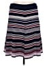 AVA Stripes Blue Casual Skirt Size M - photo 1