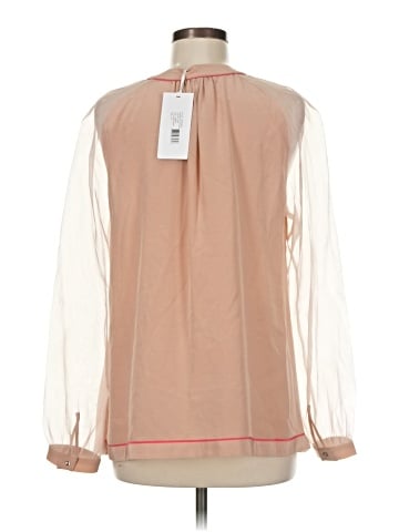Elizabeth and James 3/4 Sleeve Silk Top (view 2)