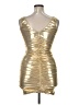 Solid & Striped Metallic Gold Cocktail Dress Size XL - photo 2