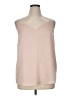 Calvin Klein 100% Polyester Pink Sleeveless Top Size XL - photo 1