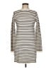 MNG Stripes Ivory Casual Dress Size M - photo 1