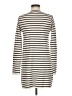MNG Stripes Ivory Casual Dress Size M - photo 2