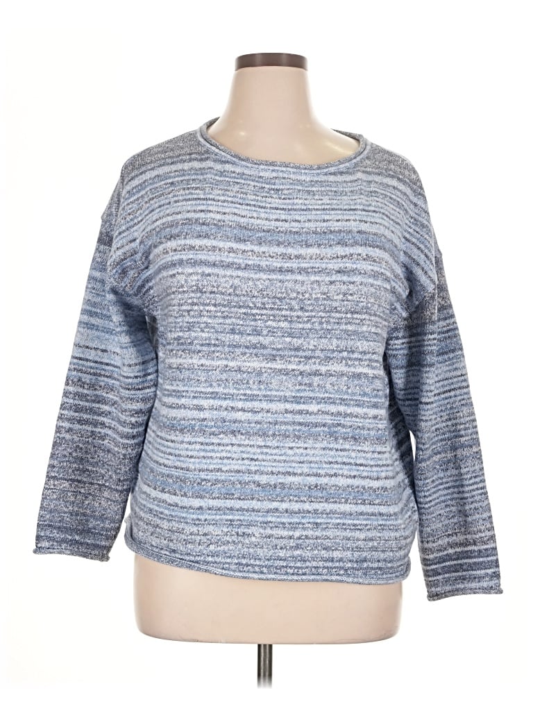 Pre-owned Talbots Pullover Sweater In Blue
