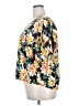 Ava & Viv 100% Polyester Floral Yellow 3/4 Sleeve Blouse Size 2X - photo 5