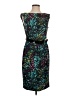 Evan Picone Print Teal Cocktail Dress Size 4 - photo 1