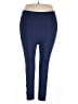 Pop Fit Solid Blue Active Pants Size 4X - photo 1