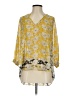 CAbi 100% Polyester Yellow 3/4 Sleeve Blouse Size XS - photo 1