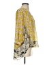 CAbi 100% Polyester Yellow 3/4 Sleeve Blouse Size XS - photo 4