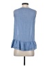 THML Blue Sleeveless Blouse Size S - photo 2