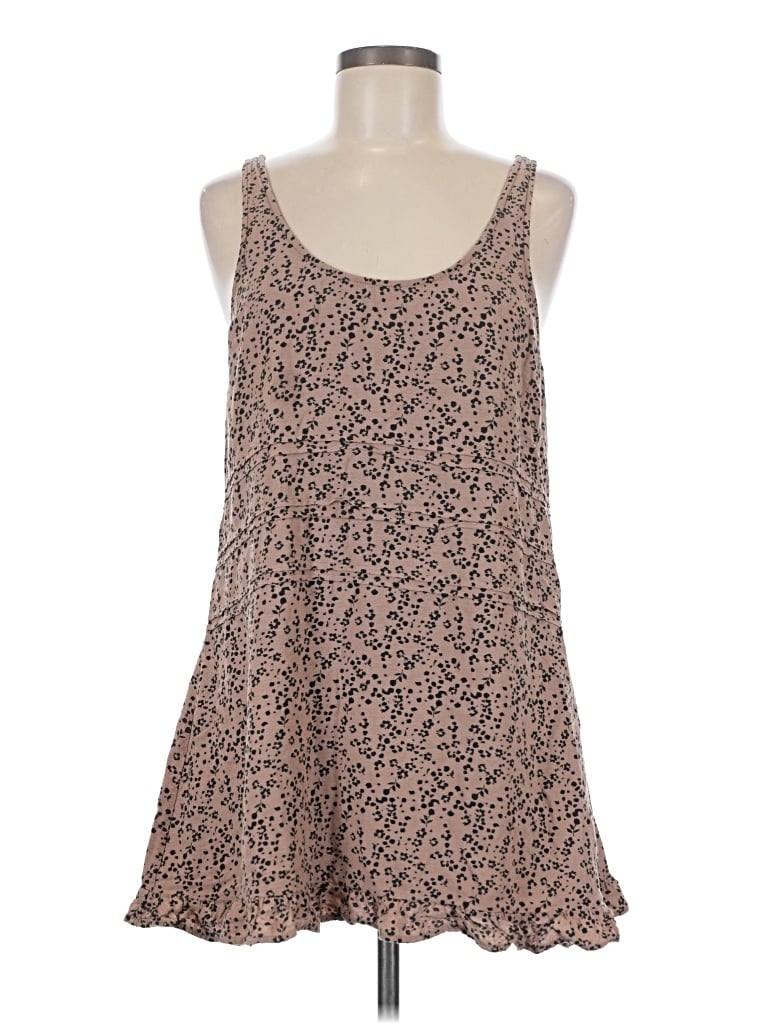 Pre-owned Saltwater Luxe Tank Top Tan Strapless Neckline Tops