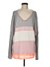 Haptics Color Block Gray Pullover Sweater Size M - photo 1