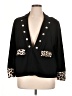 Chico's Animal Print Black Blazer Size XL (3) - photo 1