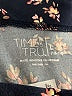 Time and Tru Floral Black Casual Pants Size L - photo 7