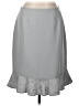 Assorted Brands 100% Polyester Solid Gray Formal Skirt Size 12 - photo 1