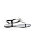 Venus Silver Black Sandals Size 7 1/2 - photo 1