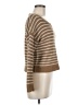 Derek Heart 100% Acrylic Stripes Tan Pullover Sweater Size M - photo 4
