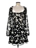 Trixxi 100% Polyester Floral Black Cocktail Dress Size M - photo 2