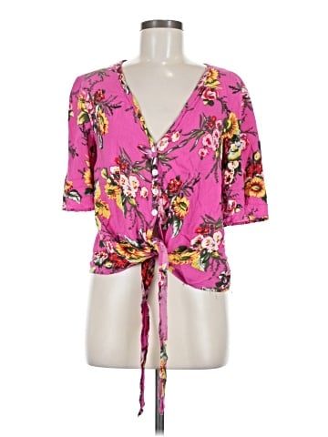 Planet Gold 3/4 Sleeve Blouse (view 1)