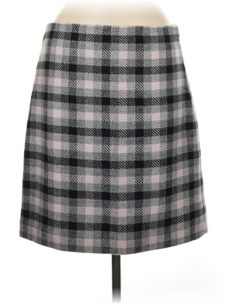 Pre-owned Talbots Wool Skirt In Gray