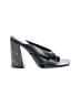 Deltan Black Sandals Size 6 - photo 1