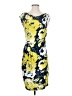 BCBGMAXAZRIA 100% Polyester Print Yellow Cocktail Dress Size S - photo 1