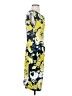 BCBGMAXAZRIA 100% Polyester Print Yellow Cocktail Dress Size S - photo 4