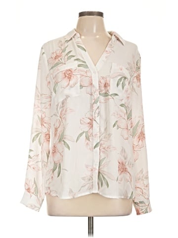Candie's Long Sleeve Blouse (view 1)