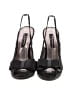 Nina Black Heels Size 8 - photo 2