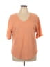 Merokeety 100% Polyester Orange 3/4 Sleeve T-Shirt Size L - photo 1