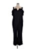 Eliza J Solid Black Jumpsuit Size 22 - photo 1