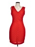 Guess Chevron-herringbone Red Cocktail Dress Size 10 - photo 1