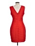 Guess Chevron-herringbone Red Cocktail Dress Size 10 - photo 2