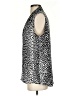 Laundry by Shelli Segal 100% Polyester Animal Print Black Sleeveless Blouse Size S - photo 5