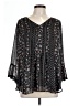 Westport Black 3/4 Sleeve Blouse Size L - photo 1