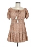 Blush Paisley Tan Casual Dress Size M - photo 1
