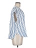 Notti Bianche Blue Short Sleeve Blouse Size M - photo 4