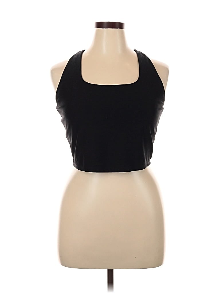 Pre-owned Active By Old Navy Tank Top Black Halter Neckline Tops