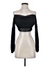Privy Black Long Sleeve Top Size S - photo 1