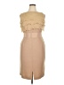 Max Mara 100% Silk Tan Cocktail Dress Size 14 - photo 1