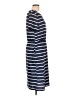 Shein Stripes Blue Casual Dress Size L - photo 4