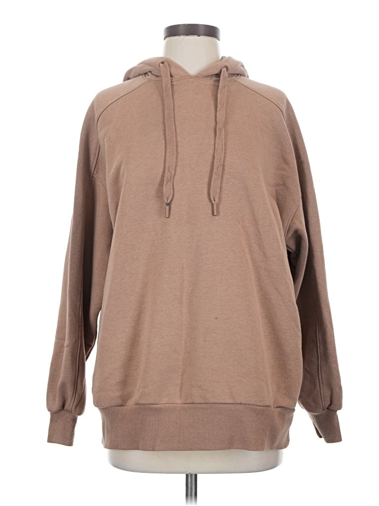 Pre-owned Forever 21 Fleece Jacket In Tan