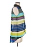 Papaya 100% Polyester Color Block Blue Sleeveless Blouse Size M - photo 4