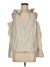 BCBGMAXAZRIA 100% Cotton Ivory Sleeveless Blouse Size M - photo 1