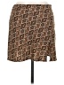 Et Clet 100% Polyester Argyle Brown Casual Skirt Size M - photo 1