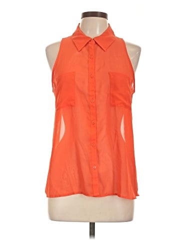 Decree Sleeveless Button-Down Shirt (view 1)