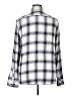 Express Outlet 100% Rayon Plaid Silver Long Sleeve Button-Down Shirt Size XL - photo 2