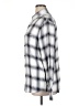Express Outlet 100% Rayon Plaid Silver Long Sleeve Button-Down Shirt Size XL - photo 5