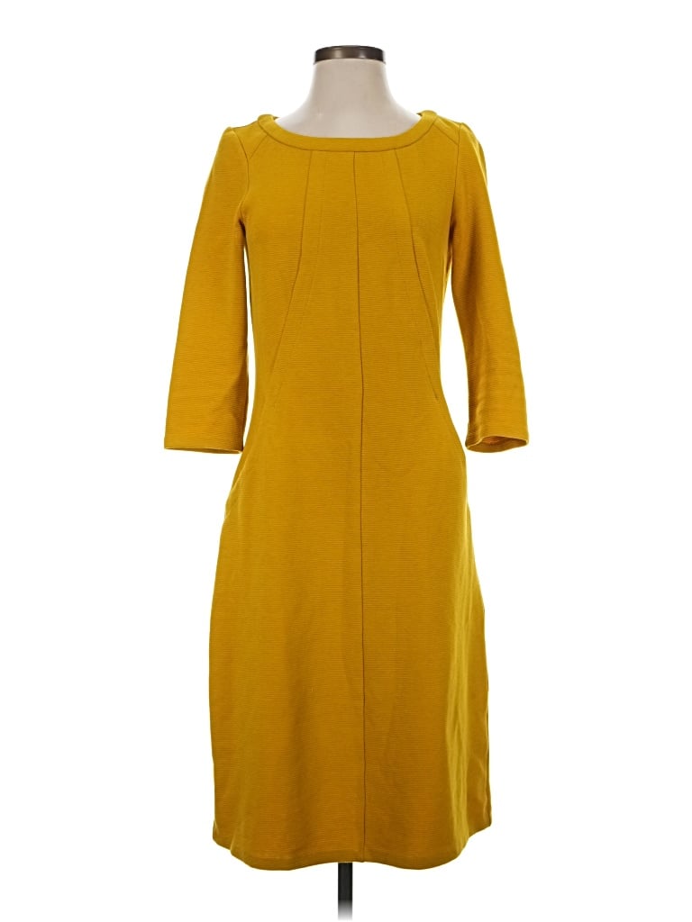 Pre-owned Boden Casual Dress In Yellow