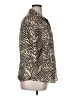 Westbound Animal Print Tan Long Sleeve Blouse Size 16 - photo 4